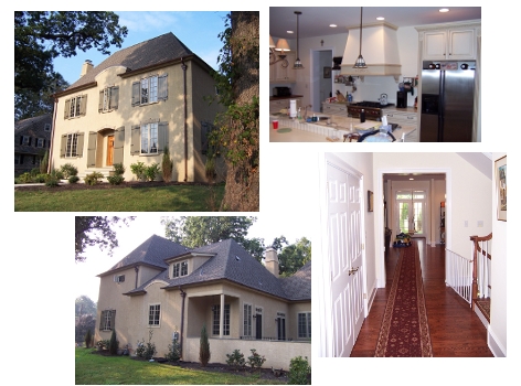 New French Country home combining classic detail and modern convenience.